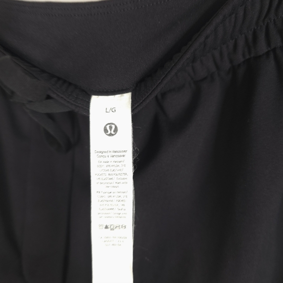 Lululemon Tapered-Leg Mid-Rise Pant 7/8 Length Luxtreme Size L BLACK - Picture 8 of 11
